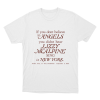 Lizzy McAlpine Angels In New York Unisex T Shirt White