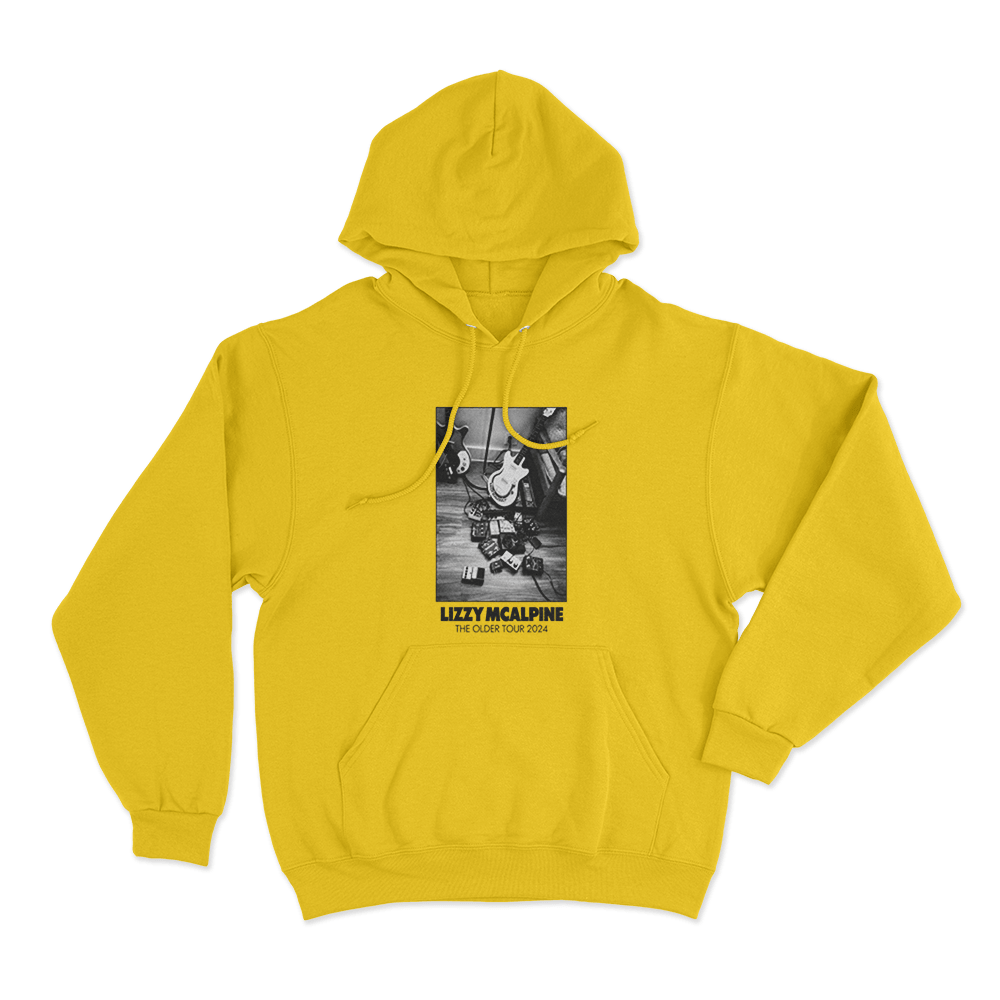 Lizzy McAlpine The Older Tour Unisex Hoodie Yellow Lizzy McAlpine The Older Tour Unisex Hoodie Yellow