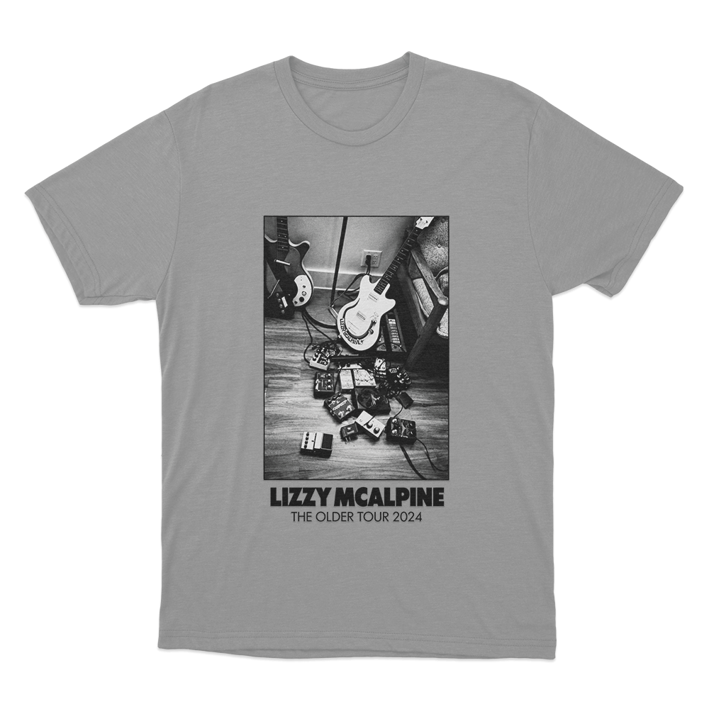 Lizzy McAlpine The Older Tour Unisex T Shirt Grey Lizzy McAlpine The Older Tour Unisex T Shirt Grey
