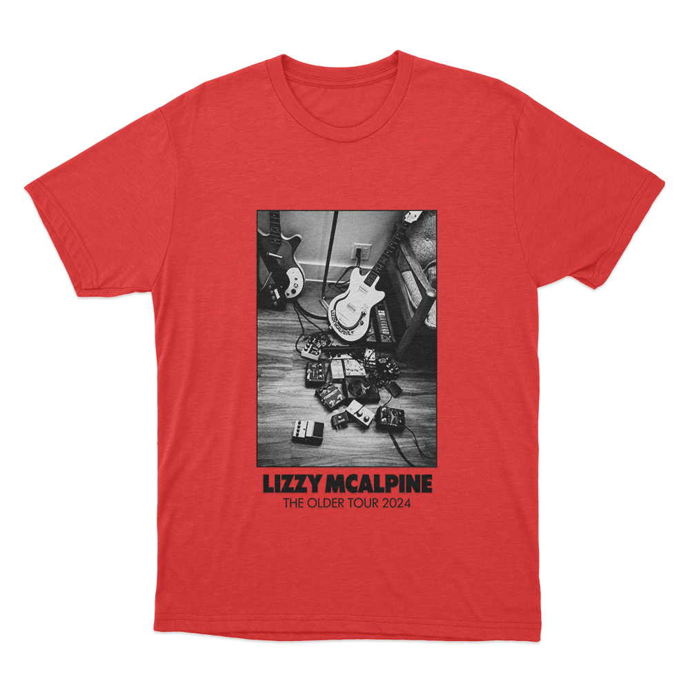Lizzy McAlpine The Older Tour Unisex T Shirt Red Lizzy McAlpine The Older Tour Unisex T Shirt Red