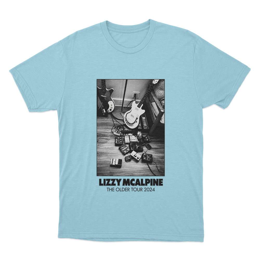Lizzy McAlpine The Older Tour Unisex T Shirt Sky Blue Lizzy McAlpine The Older Tour Unisex T Shirt Sky Blue