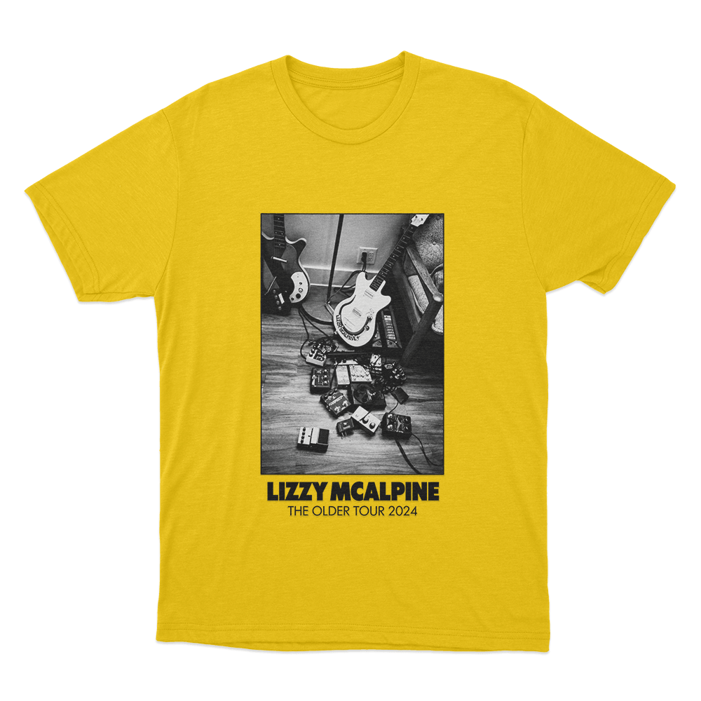Lizzy McAlpine The Older Tour Unisex T Shirt Yellow Lizzy McAlpine The Older Tour Unisex T Shirt Yellow