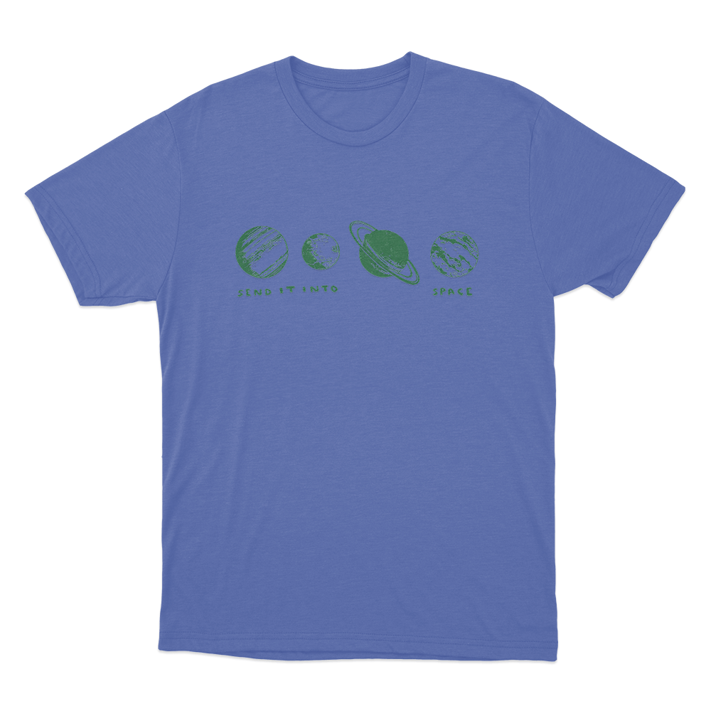 Lizzy Mcalpine Cream Planet Unisex T Shirt Blue Lizzy Mcalpine Cream Planet Unisex T Shirt Blue