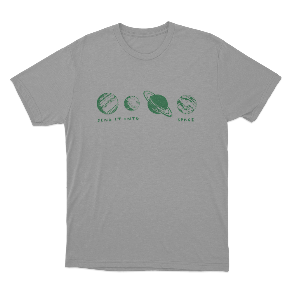 Lizzy Mcalpine Cream Planet Unisex T Shirt Grey Lizzy Mcalpine Cream Planet Unisex T Shirt Grey