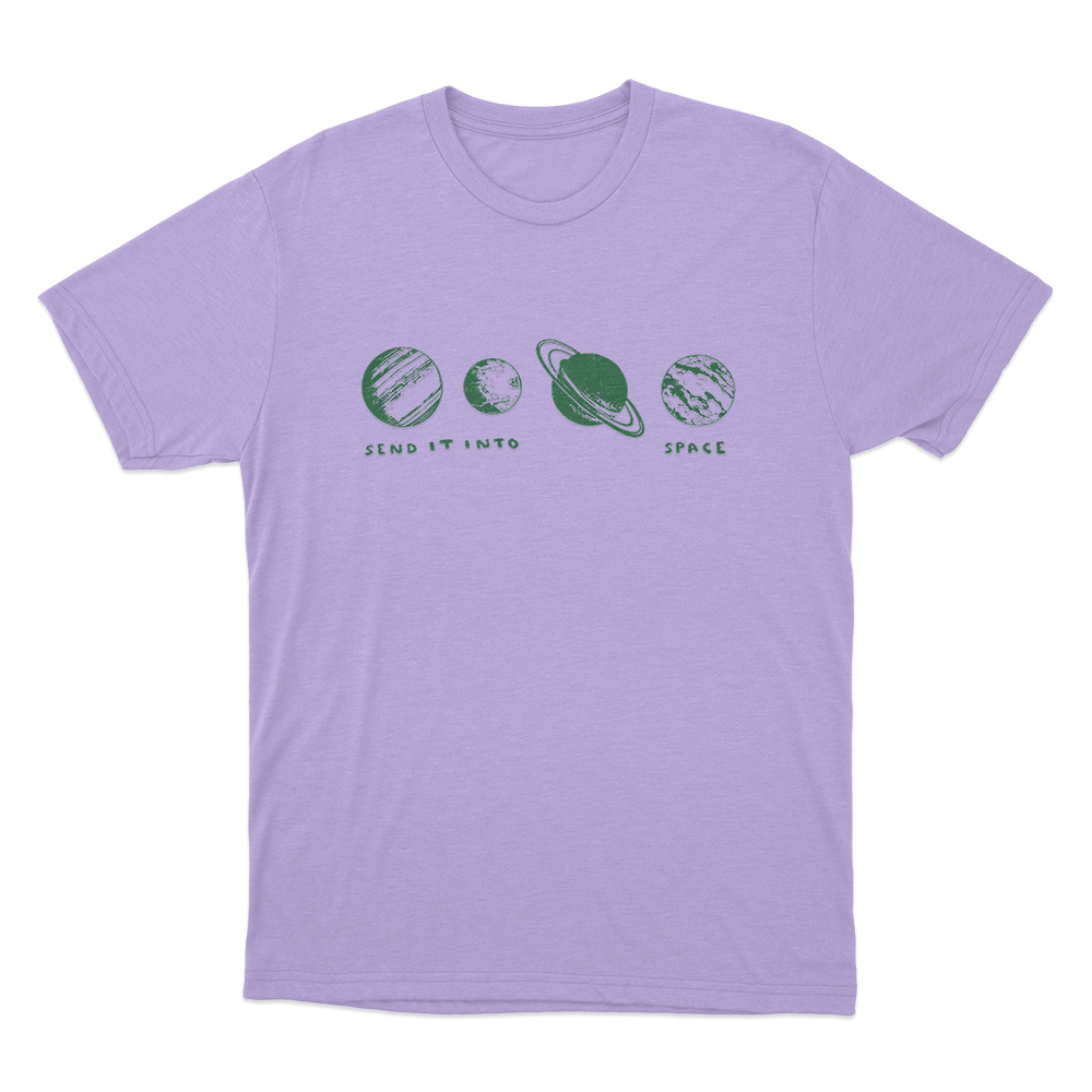 Lizzy Mcalpine Cream Planet Unisex T Shirt Purple Lizzy Mcalpine Cream Planet Unisex T Shirt Purple