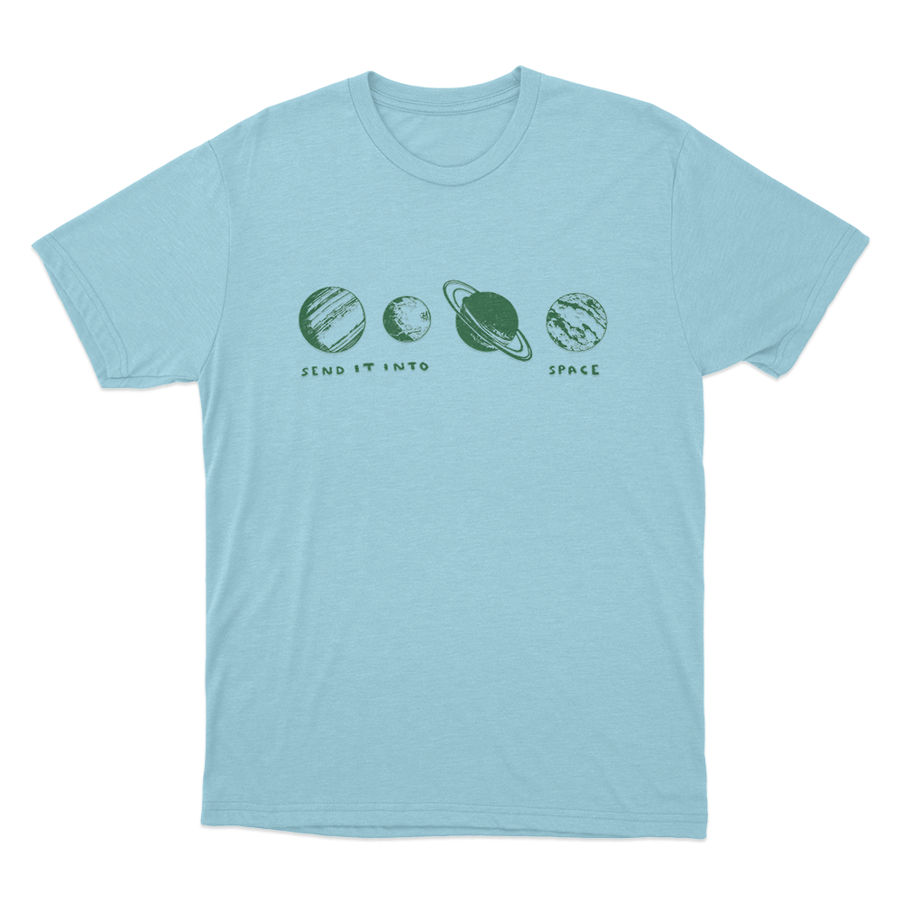 Lizzy Mcalpine Cream Planet Unisex T Shirt Sky Blue Lizzy Mcalpine Cream Planet Unisex T Shirt Sky Blue