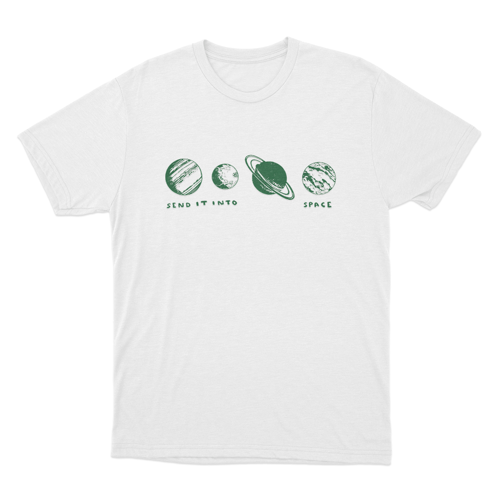 Lizzy Mcalpine Cream Planet Unisex T Shirt White Lizzy Mcalpine Cream Planet Unisex T Shirt White
