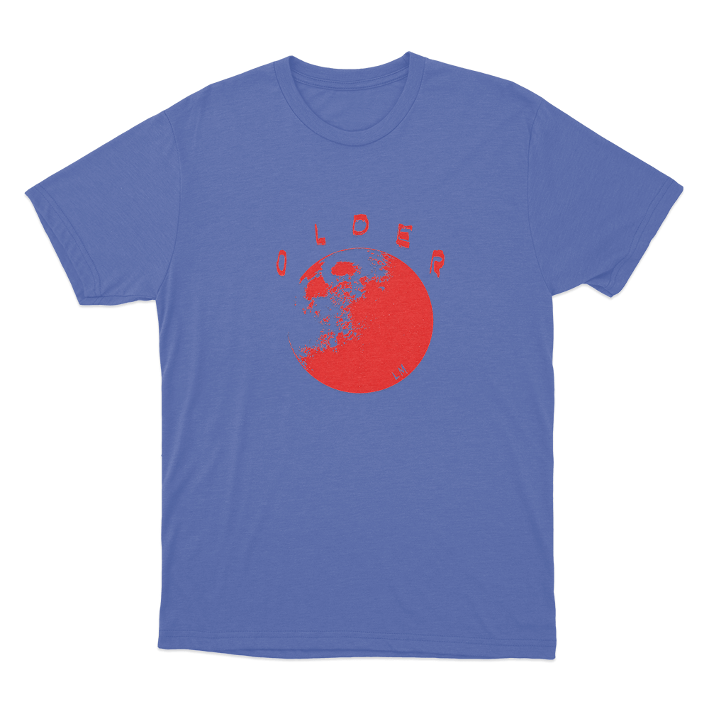 Older Unisex T Shirt Blue Older Unisex T Shirt Blue