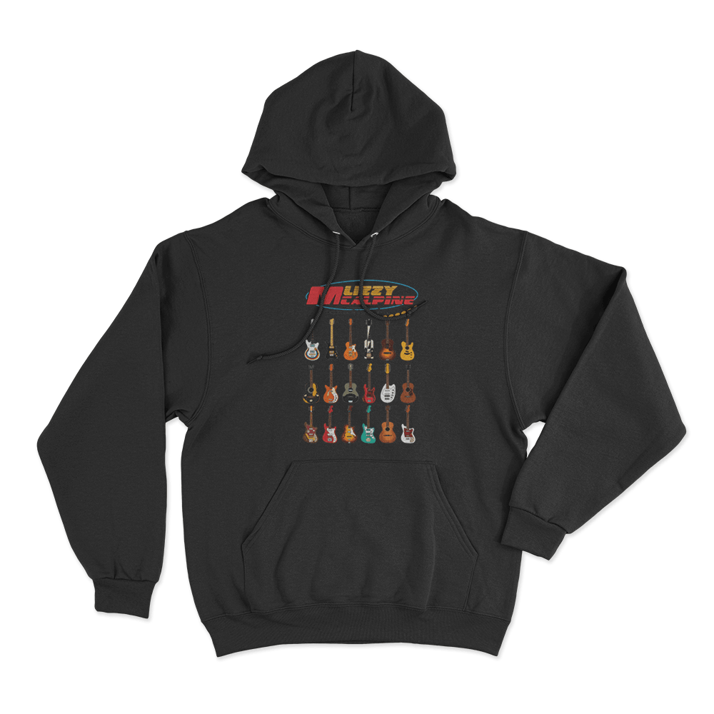 Older (and Wiser) Guitar Unisex Hoodie Black Older and Wiser Guitar Unisex Hoodie Black